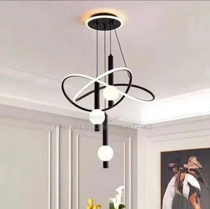 Modern Simple 3-Color Led Chandelier Light