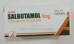 Afrab Salbutamol Tablet (10 Tablets Per Sachet)