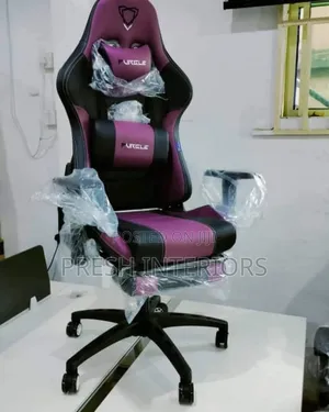 Purple and Blue Gaming Chair
