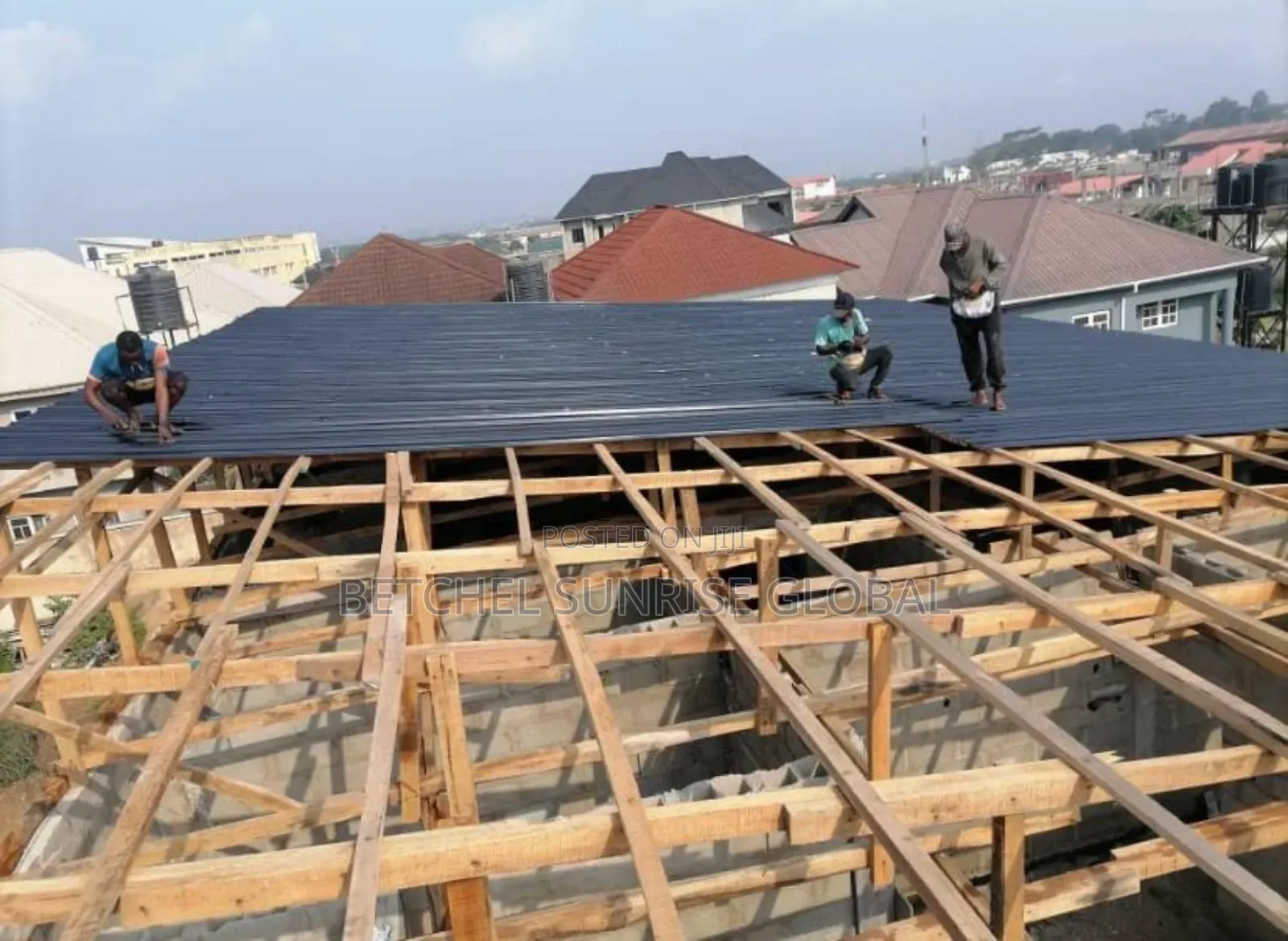 Black Long Span Roofing Sheet