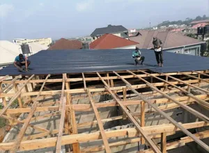 Black Long Span Roofing Sheet