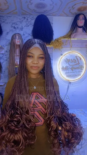 French Curls Braided Wig
