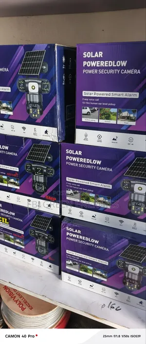 Solar Powered CCTV Camera