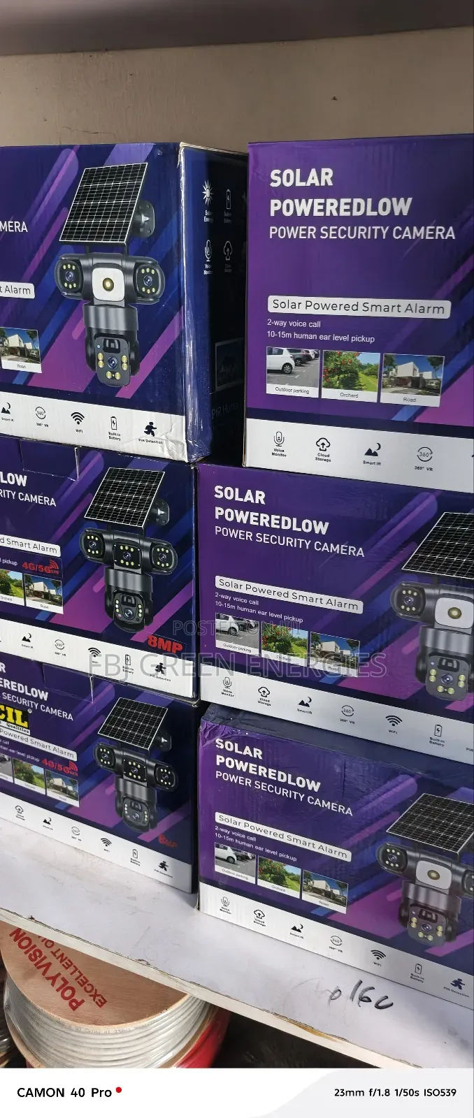 Solar Powered CCTV Camera