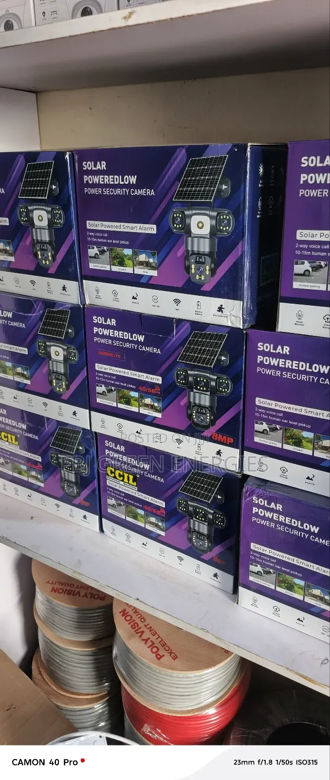 Solar Powered CCTV Camera