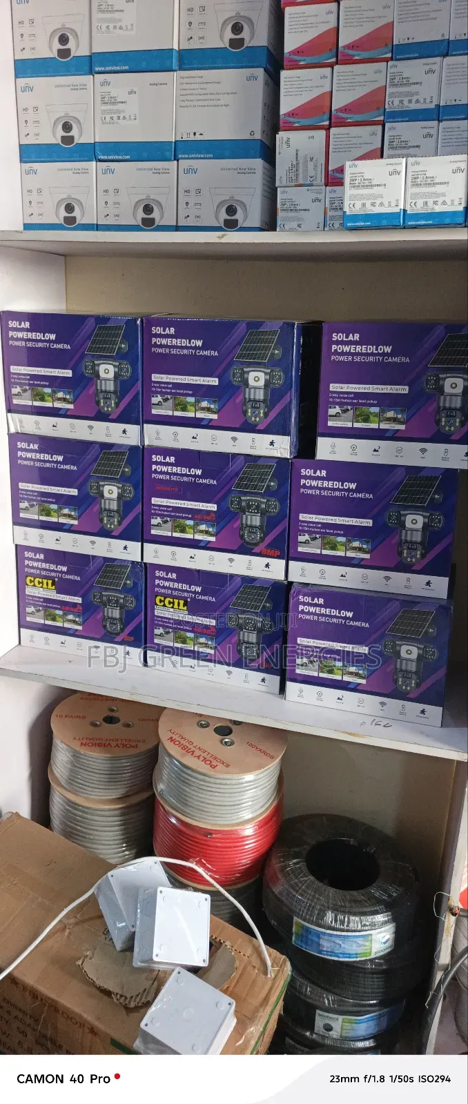 Solar Powered CCTV Camera