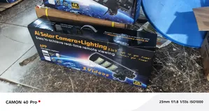 Solar Streetlights and CCTV Camera