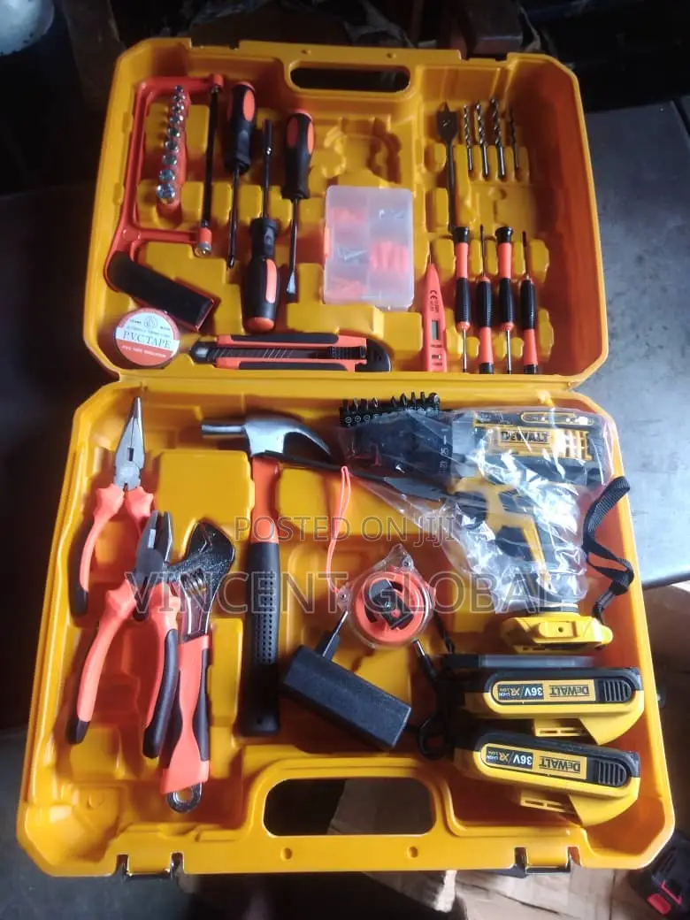 Dewalt Toolbox With 36v Screw Machine