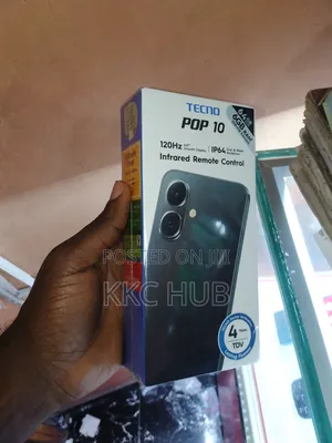New Tecno Pop 10 64 GB Black