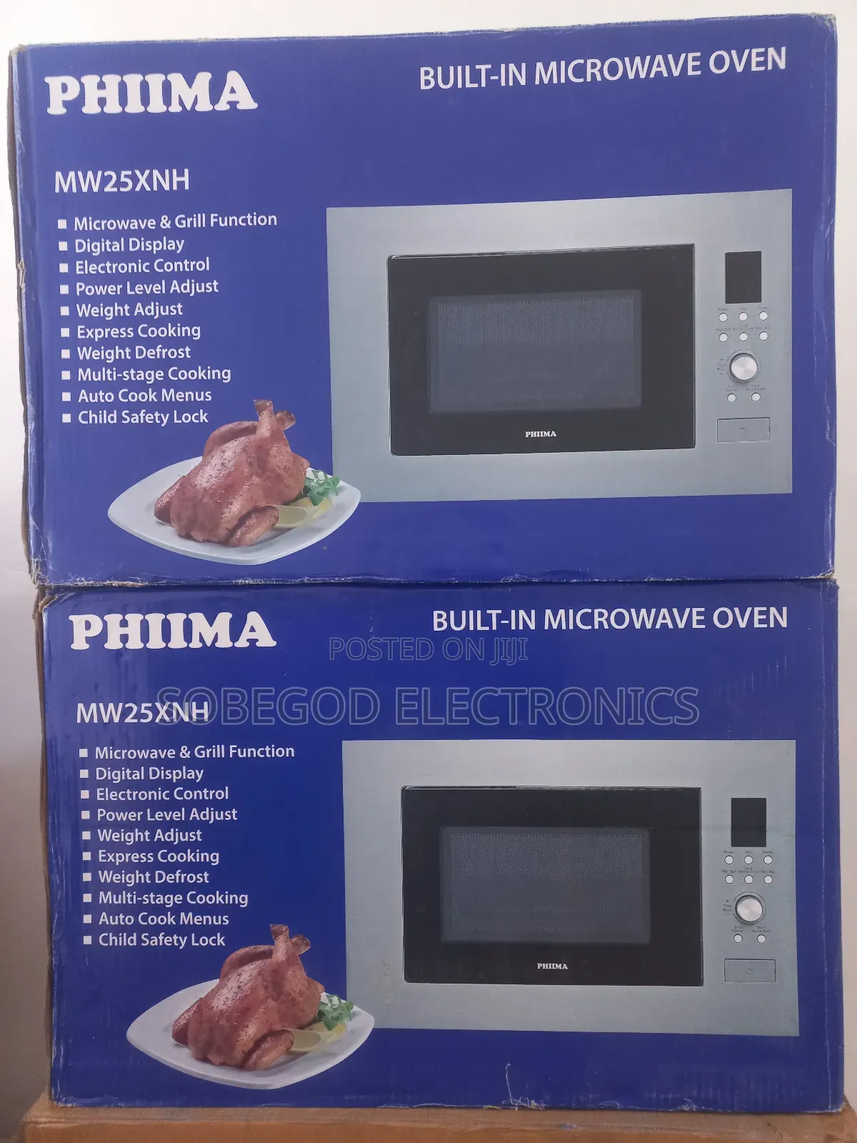 Original Phiima Built-in Microwave 25litters 60cm With Grill