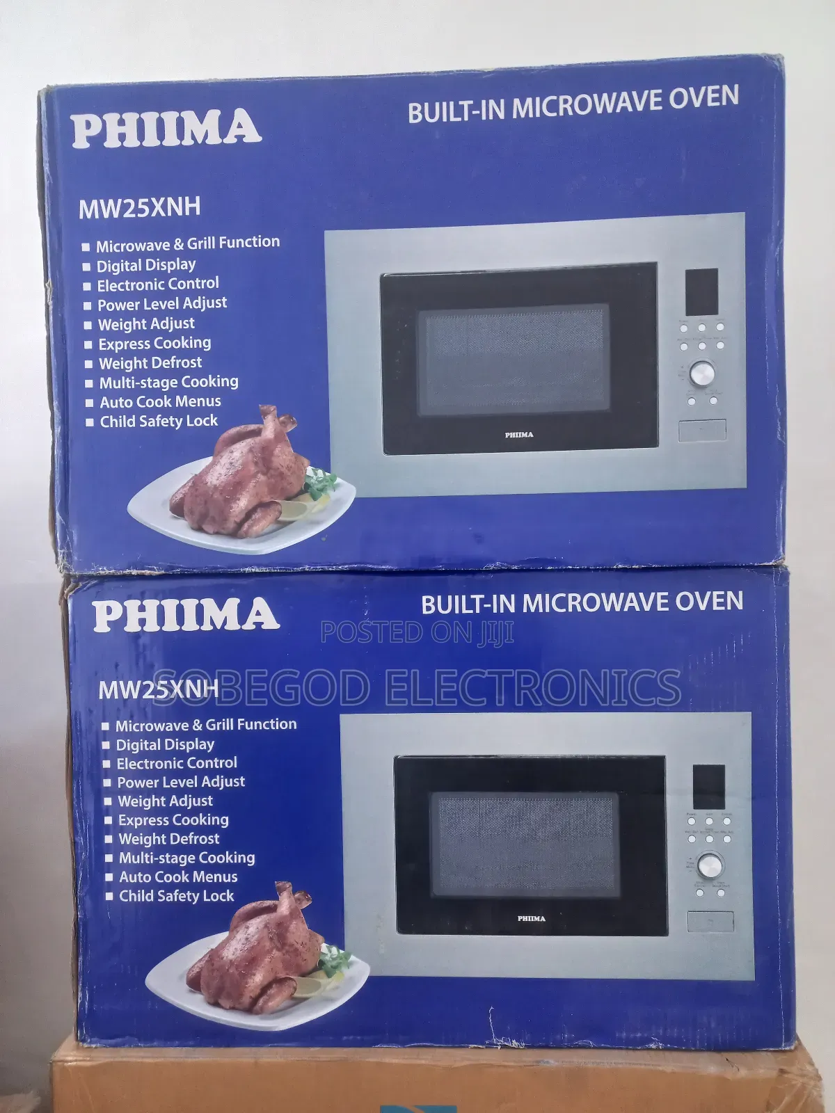 Original Phiima Built-in Microwave 25litters 60cm With Grill
