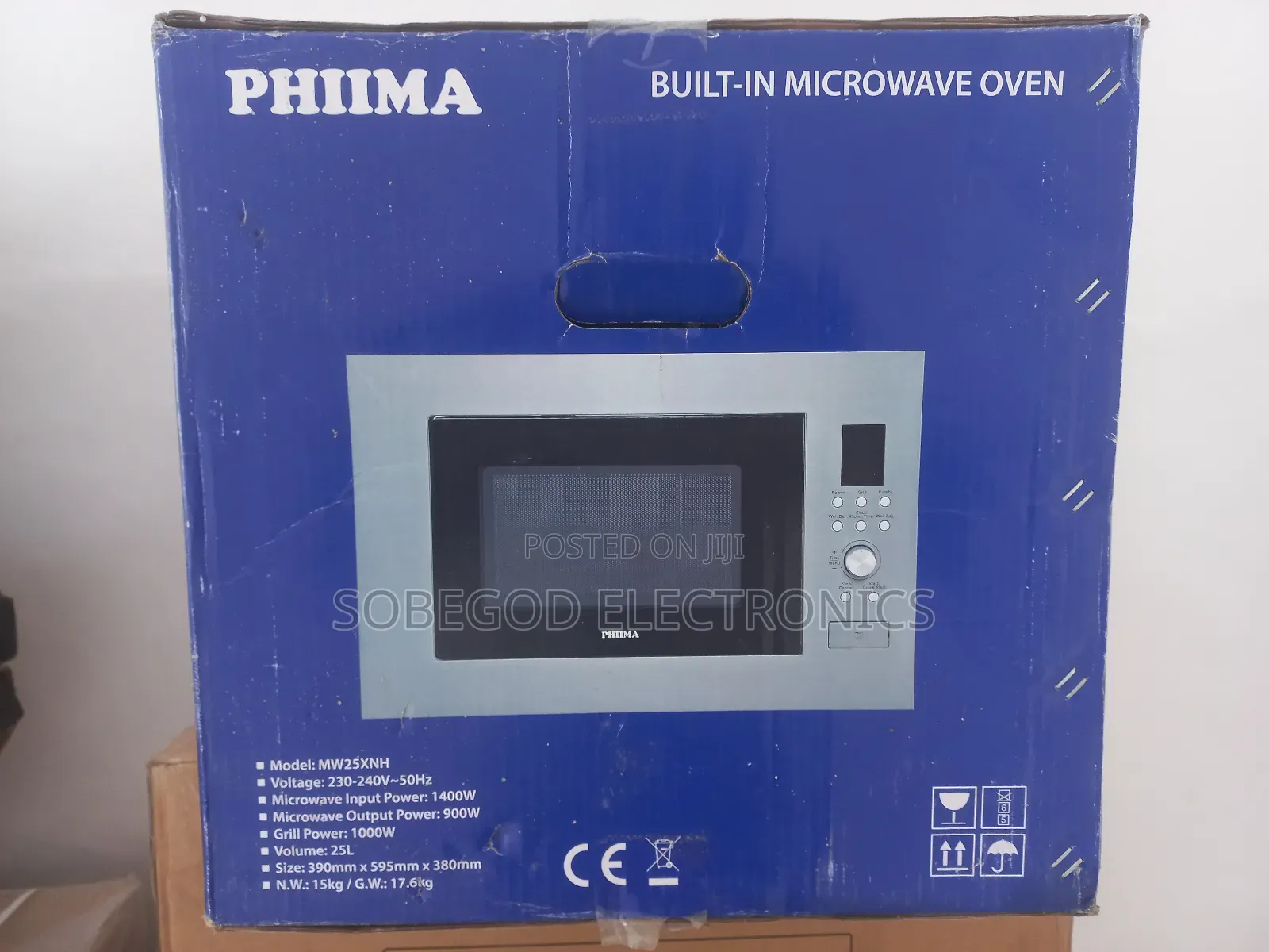 Original Phiima Built-in Microwave 25litters 60cm With Grill