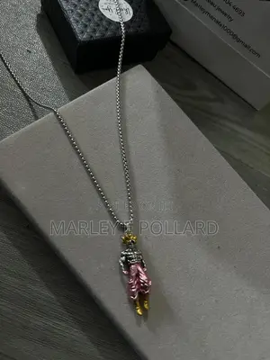 Dragon Ball Anime Styled Steel Silver / Gold Cz Rope Pendant Necklace
