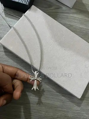 Trendy Steel Men's Pendant Jewelry Fashionable Cross Chain