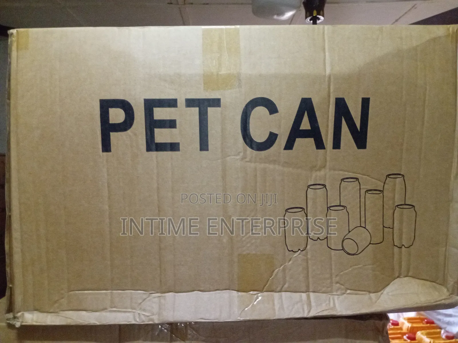 Transparent Pet Plastic Juice/Beer Bottles Empty Can