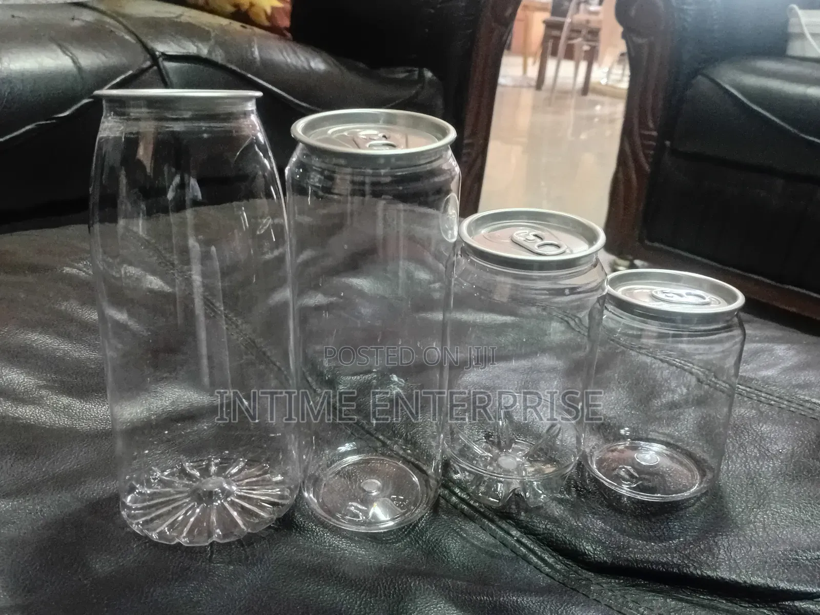 Transparent Pet Plastic Juice/Beer Bottles Empty Can