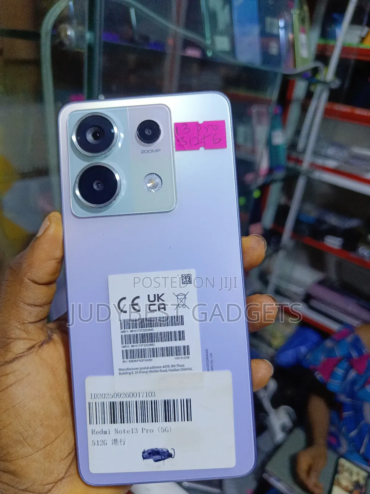 Xiaomi Redmi Note 13 Pro 5G 512 GB Purple