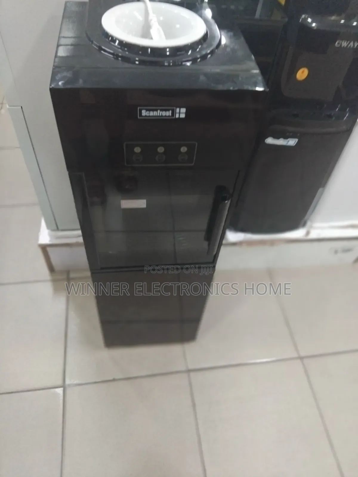 Water Dispenser Scanfrost With Mini Fridge