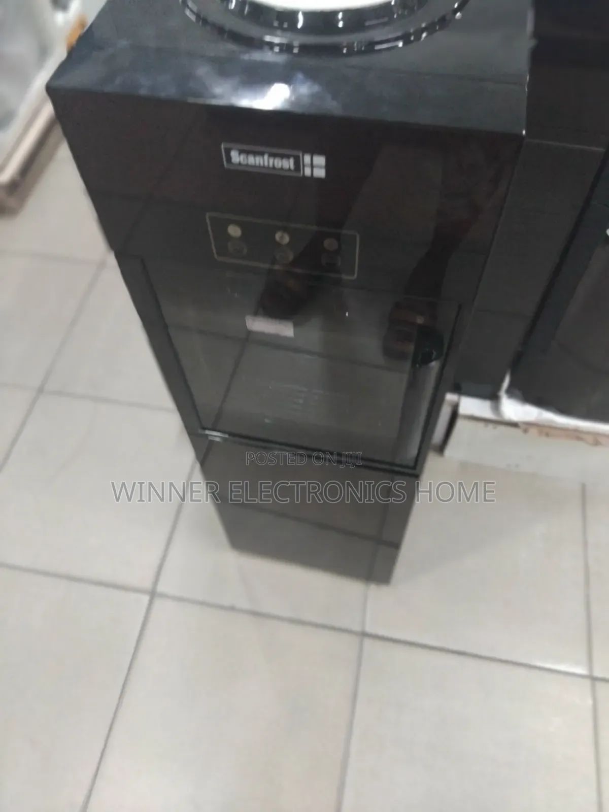 Water Dispenser Scanfrost With Mini Fridge