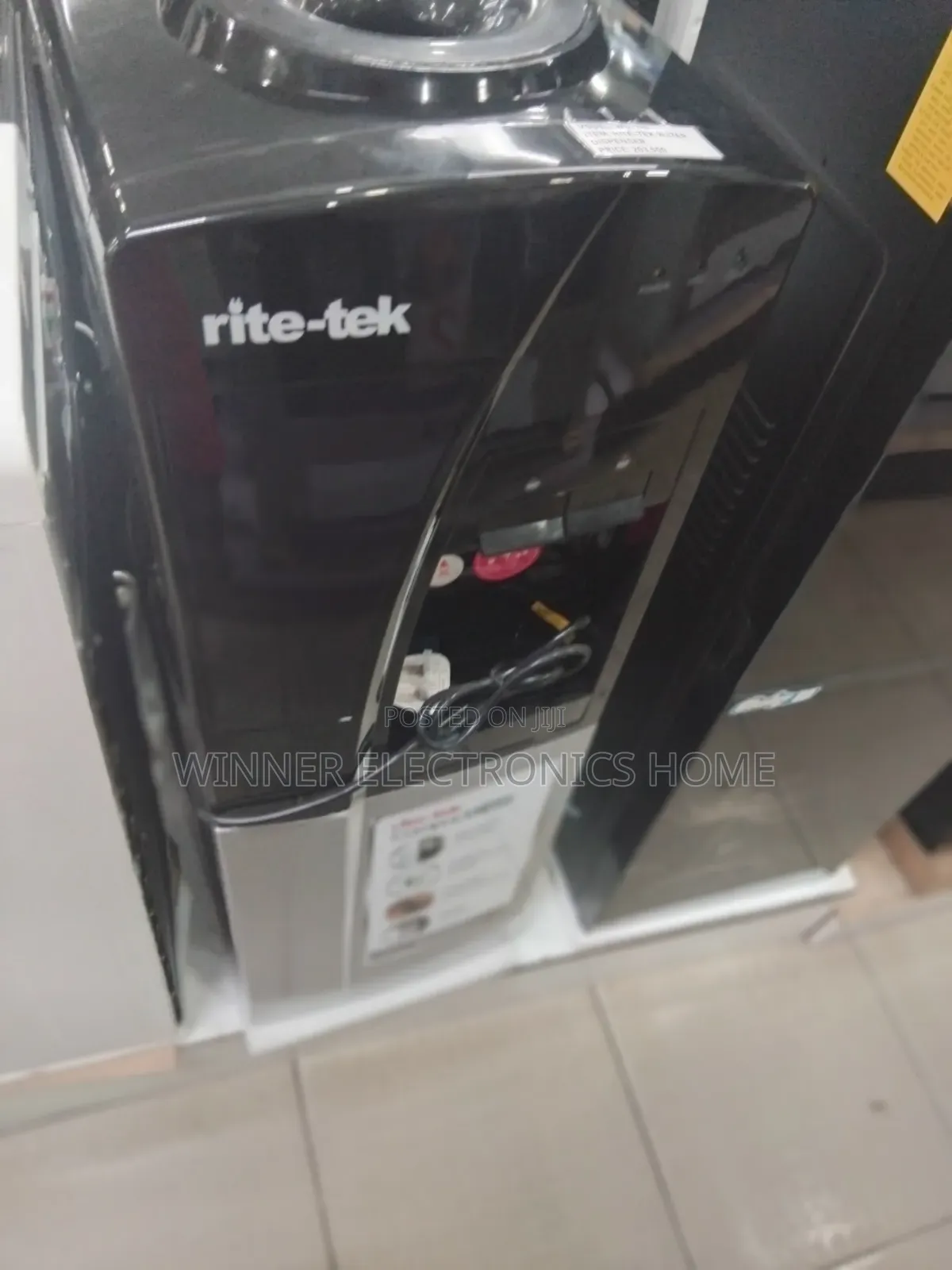 Rite Tek Water Dispenser Black