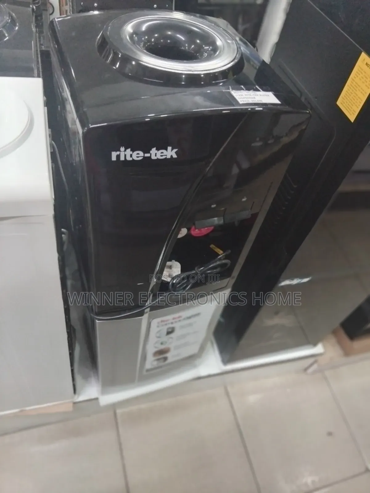 Rite Tek Water Dispenser Black