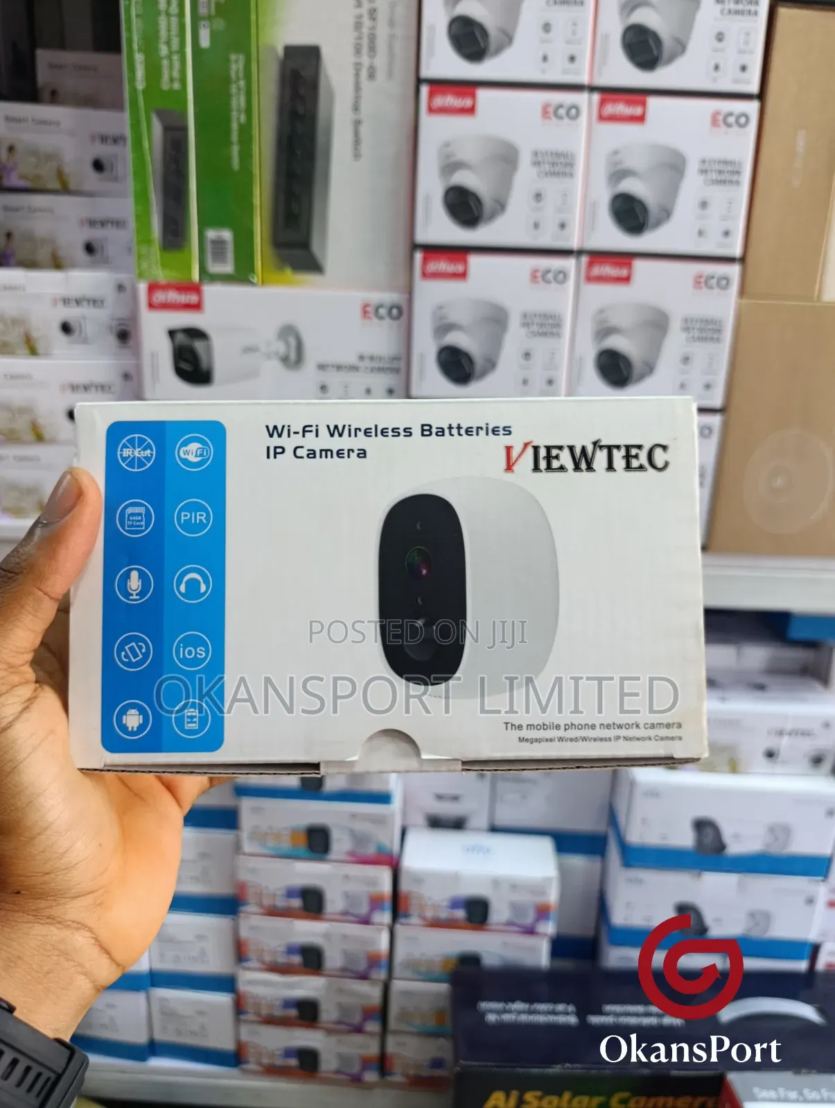 Viewtec Y6 Wifi Wireless Battery Ip Camera – 1080p Full Hd | Night in ...