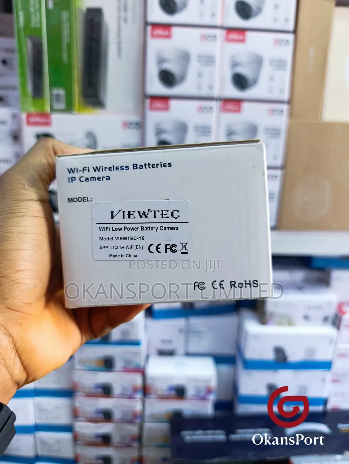 Viewtec Y6 Wifi Wireless Battery Ip Camera – 1080p Full Hd | Night in ...