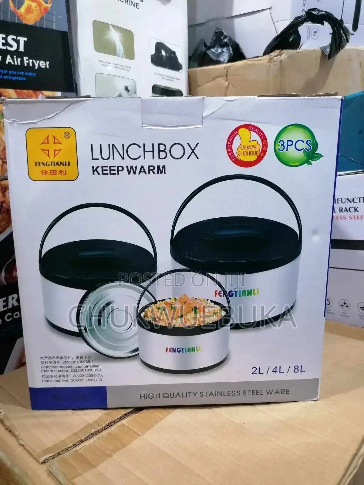 3pcs Lunchbox Keep Warm