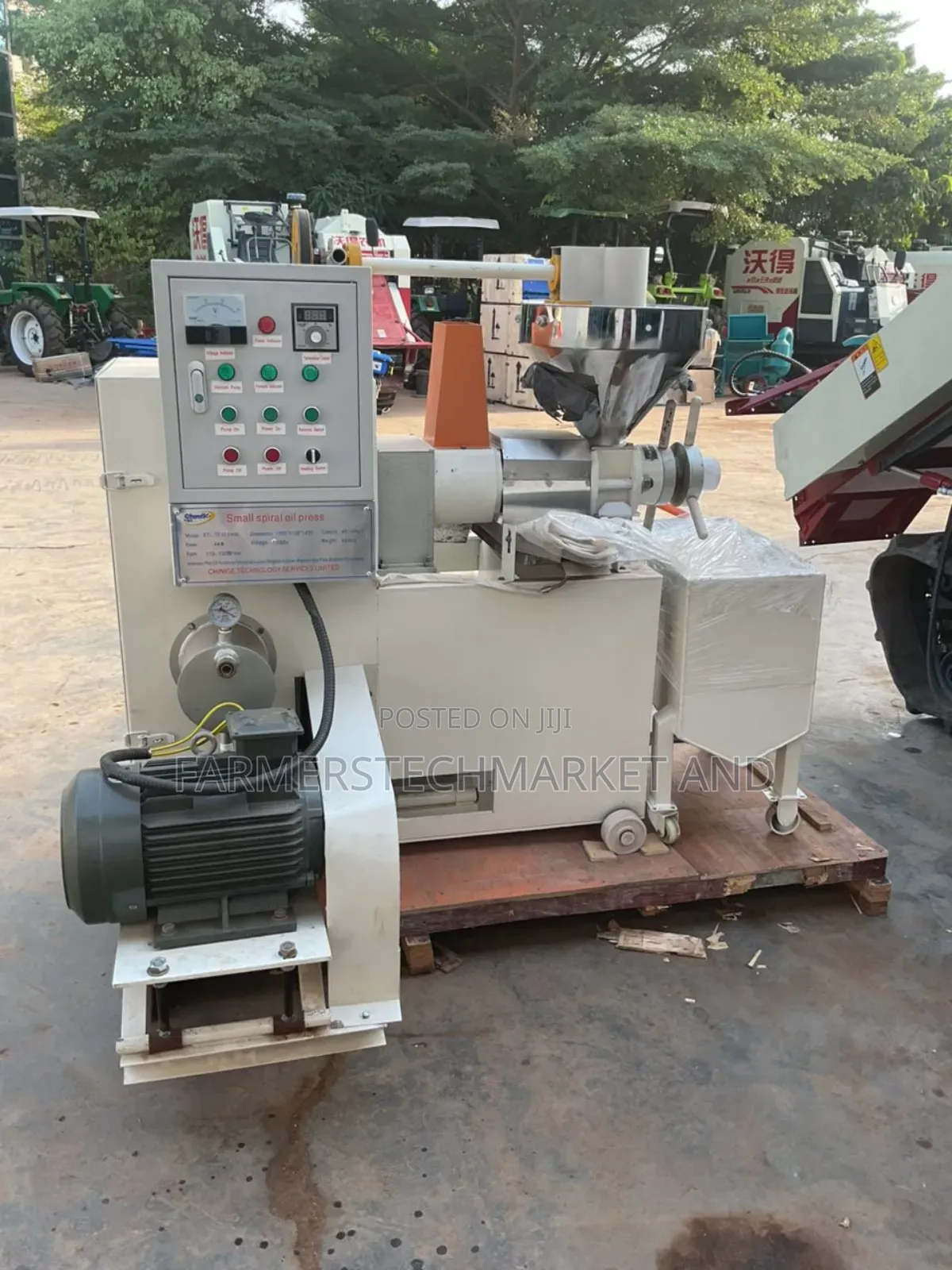 Small Spiral Oil Press