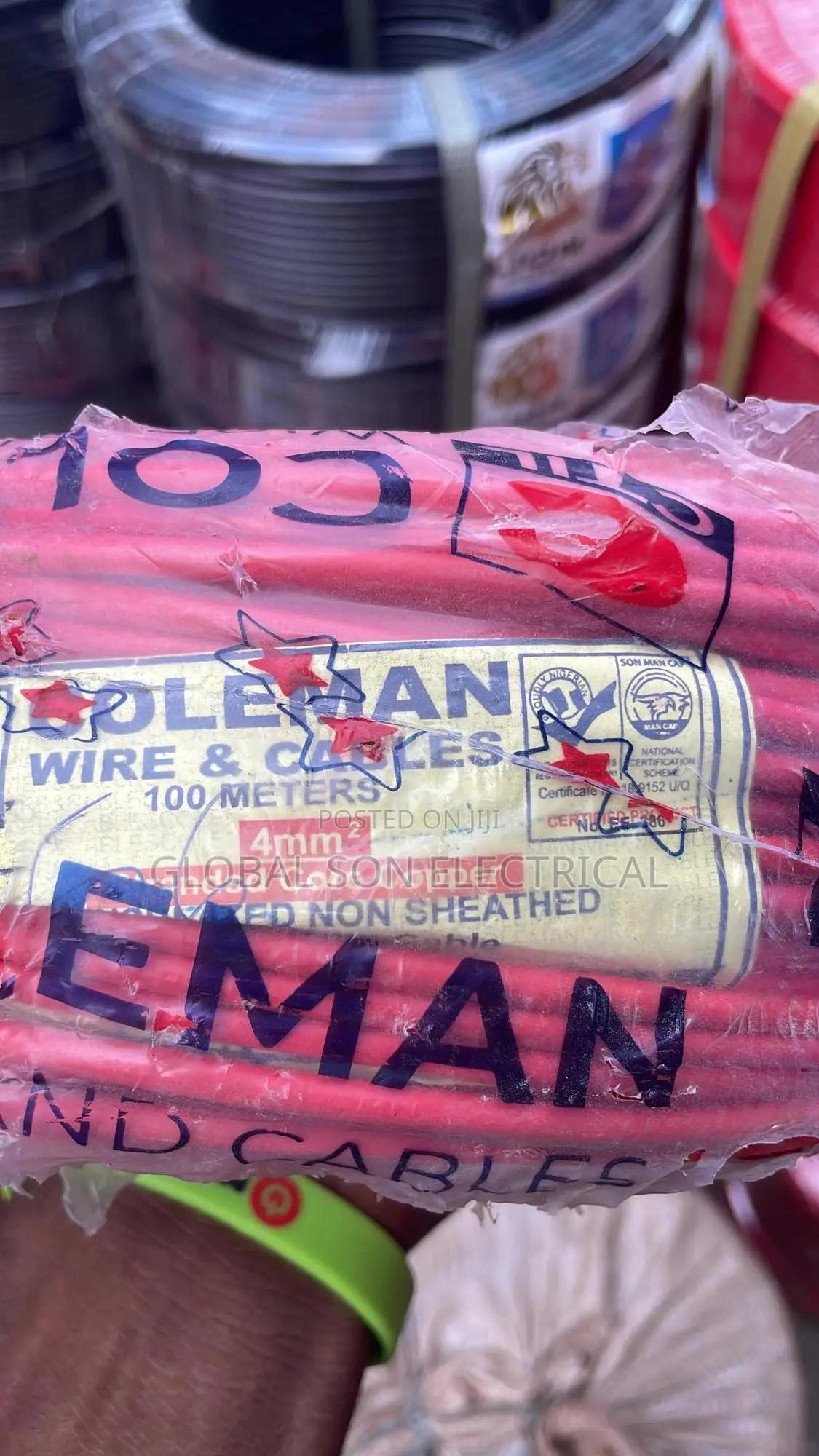 4mm Single Coleman Cable