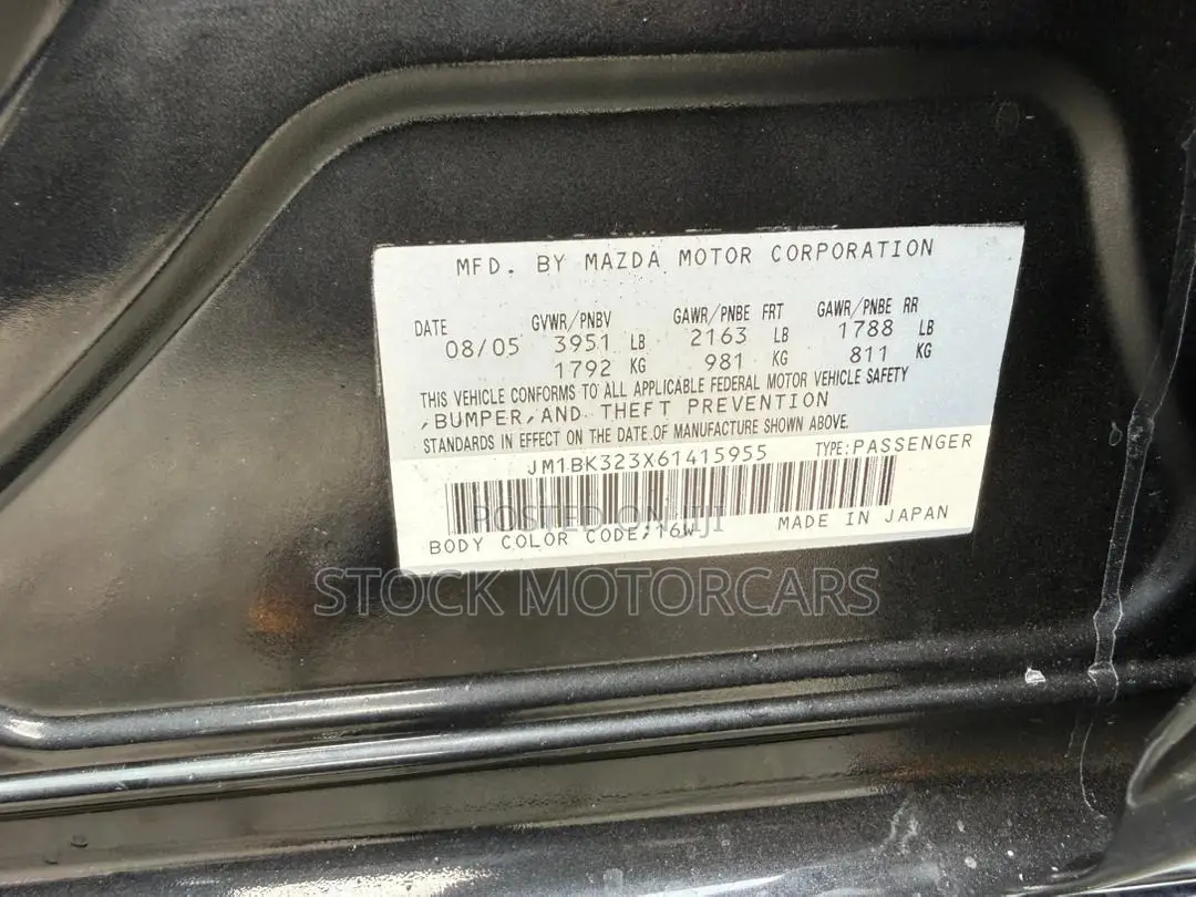 Mazda 3 2006 Black