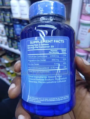 Chelated Calcium Magnesium Zinc With Vitamin D3