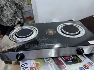 Qasa Qgc-2bg Dual Glass Burner Cooker High Efficiency Infrared Heat