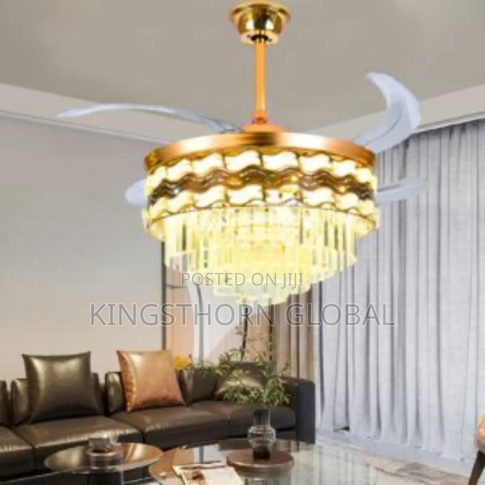 Chandelier With Fan
