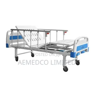 Double Crank Hospital Bed and Mattress