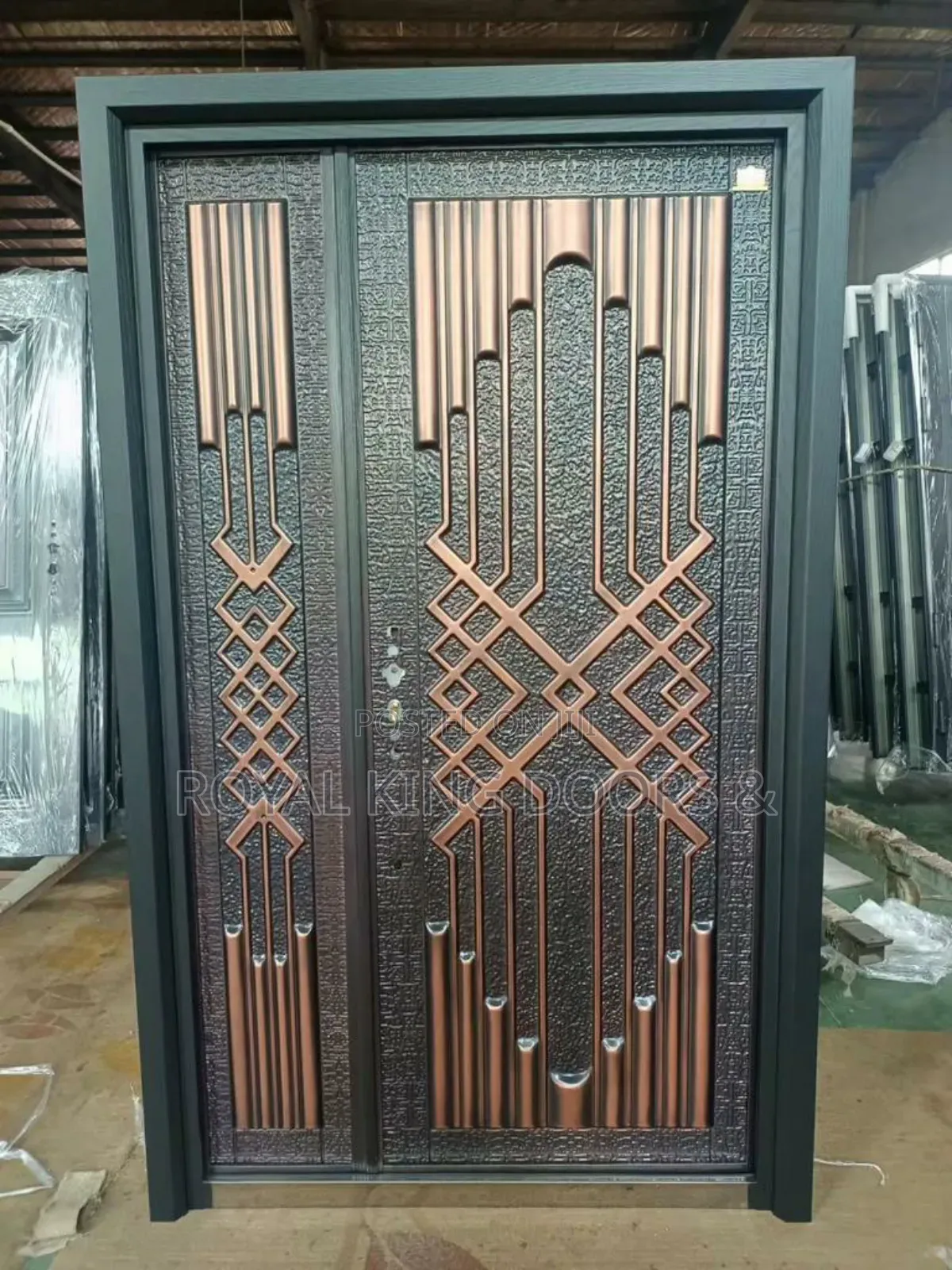 German Copper Cast Security Entrance 4ft Doors