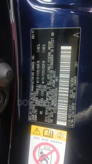 Lexus RX 350 FWD 2018 Blue
