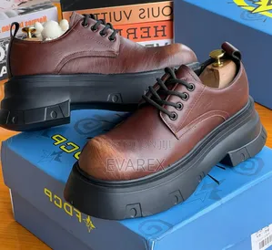 High Hill Men Shoe, Brown