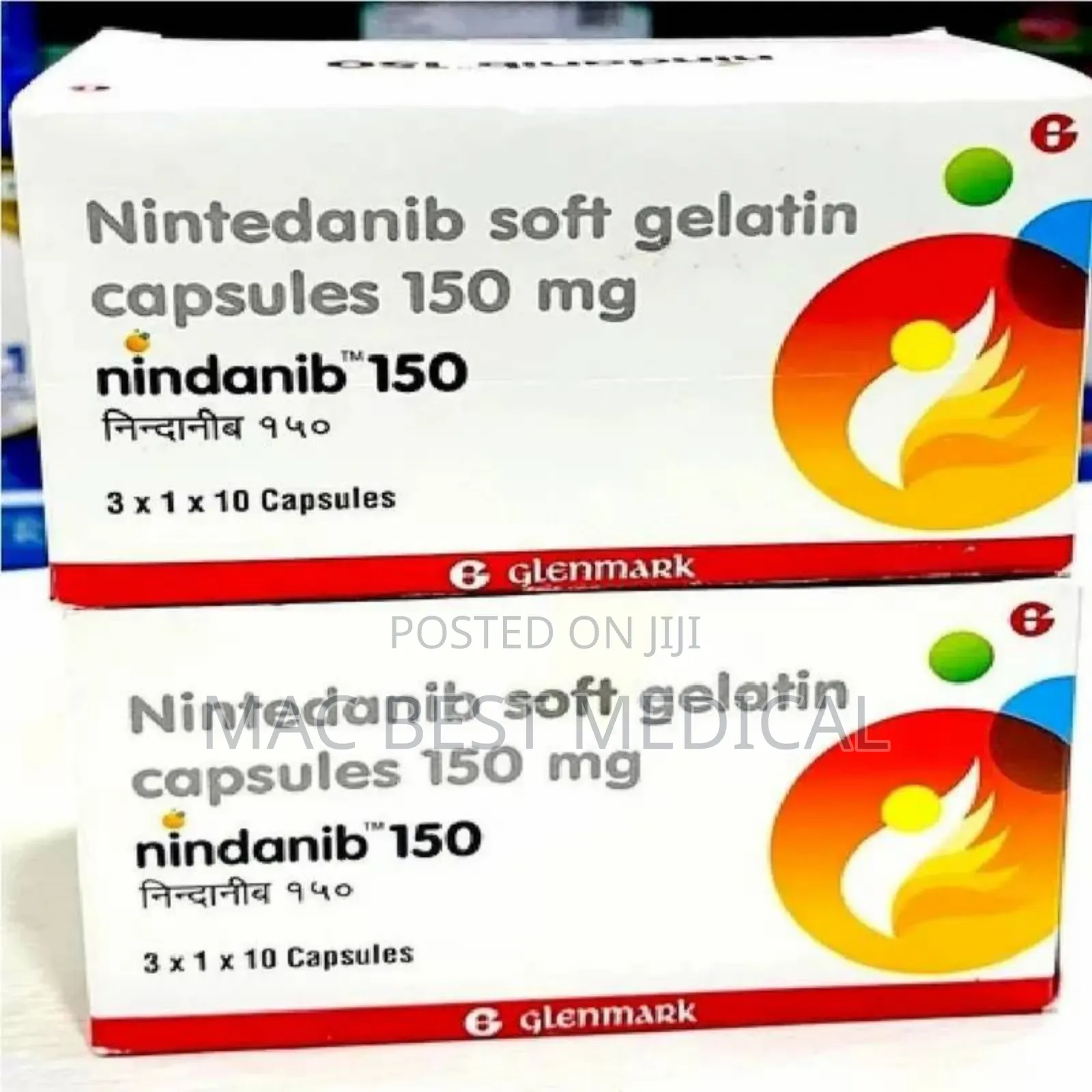 Nindanib 150 Soft Gelatin Capsules