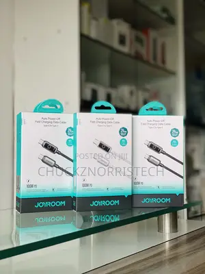 100w Pd Auto Power Off Joyroom Fast Charging Cable Type-C to Type-C