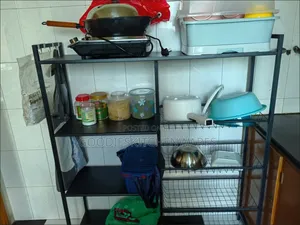 4 Layers Kitchen Organizer Shelf With Wheel