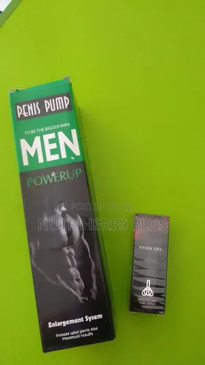 Penis Pump+ Titan Gel Red: For Penis Enlargement