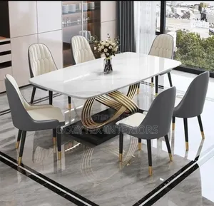 6 Seaters Marble Dinning
