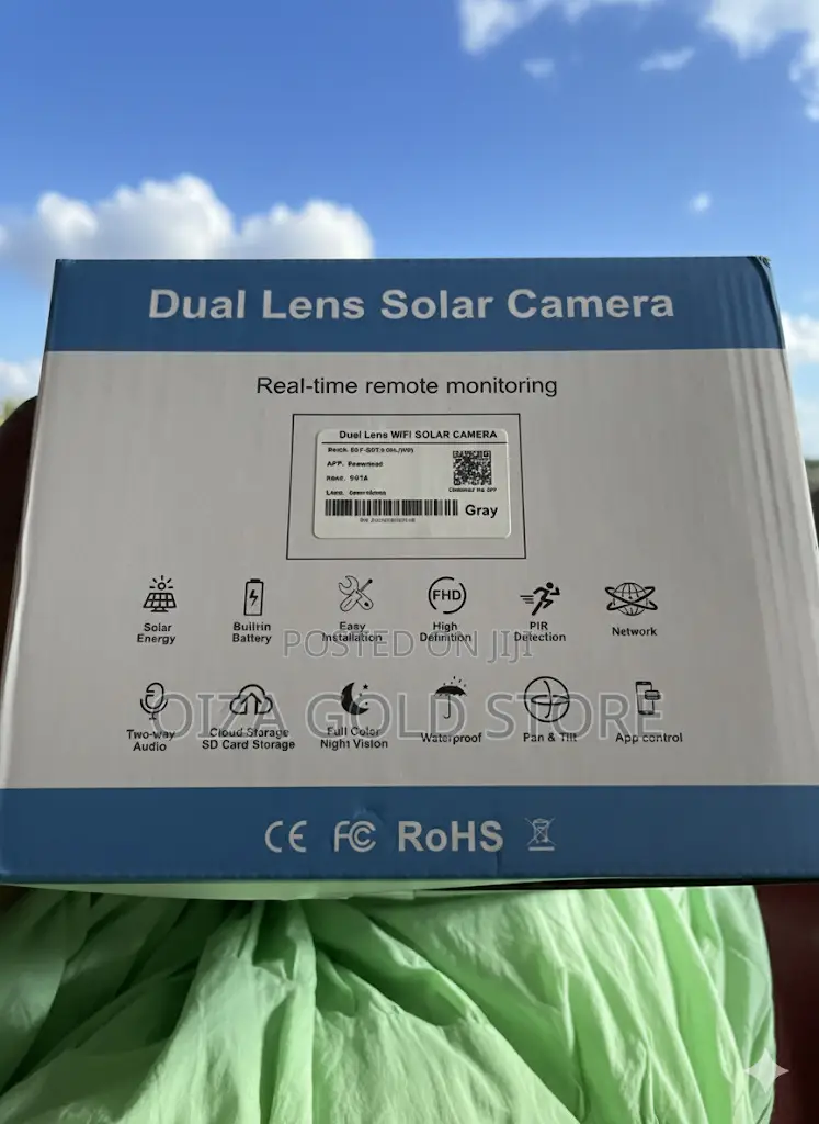 Dual Lens Solar Camera
