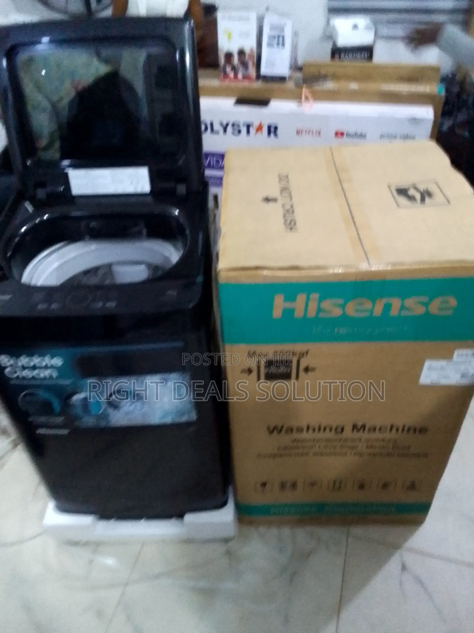 Hisense 9kg Top Load Washing Machine – Quick Wash + Tub Clean Function