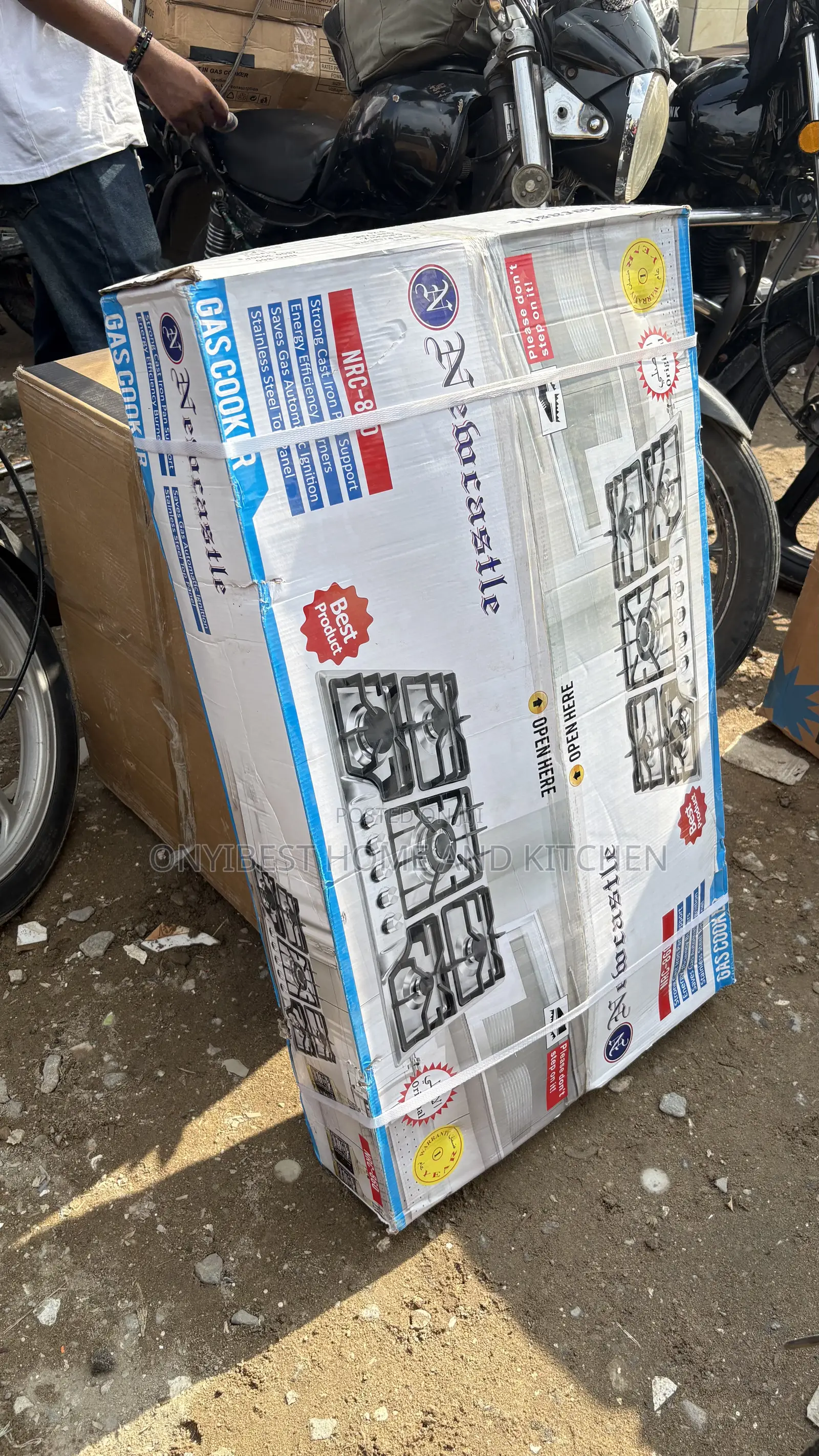 Newcastle 5bunners Inbuilt Gas Cooker