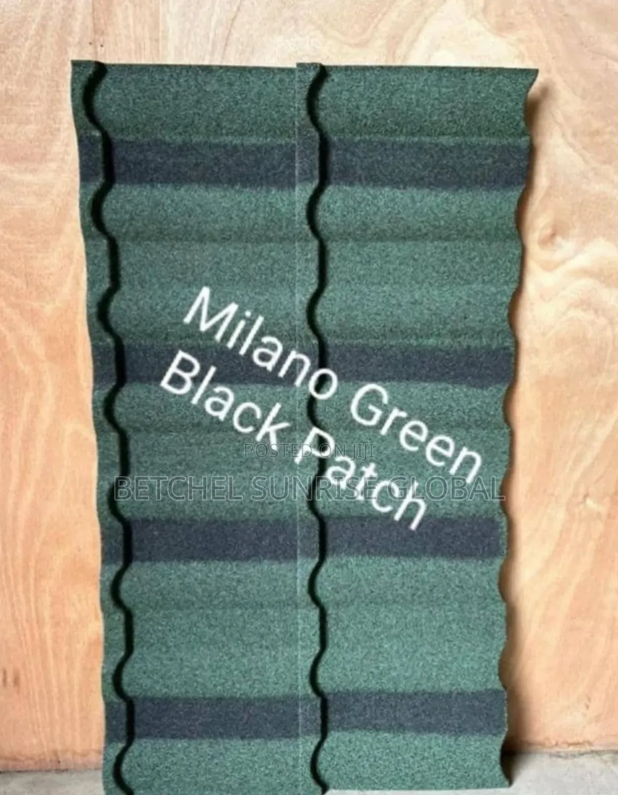 Milano Green and Black Patch