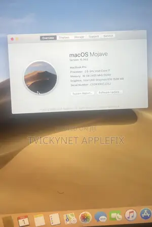 Laptop Apple MacBook Pro 2018 16GB Intel Core i7 SSD 512GB