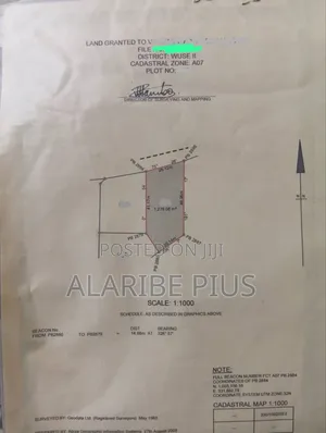 Land for Sale at Wuse 2 Abuja, Nigeria.