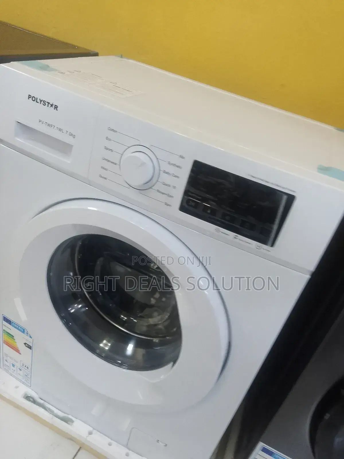 Polystar 7kg Smart Washer – Modern Design, Maximum Performance